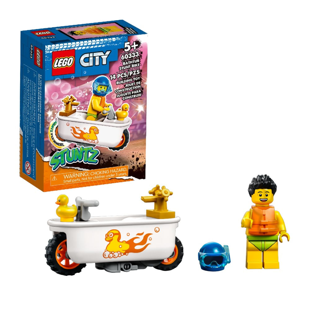 Lego City 60333 Banheira-moto de Acrobacias - Lego | ToyMania - Barão ...