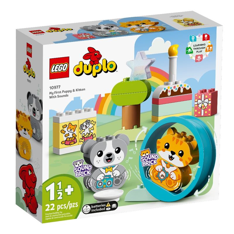 Lego-10977-Meu-Primeiro-Cachorrinho-e-Gatinho-com-Som---Lego