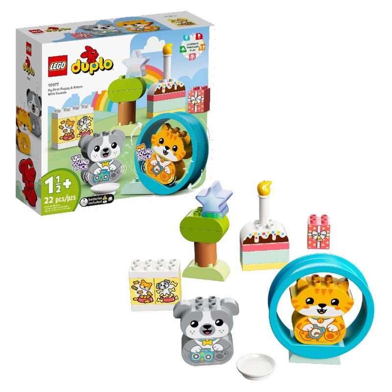 Lego-10977-Meu-Primeiro-Cachorrinho-e-Gatinho-com-Som---Lego