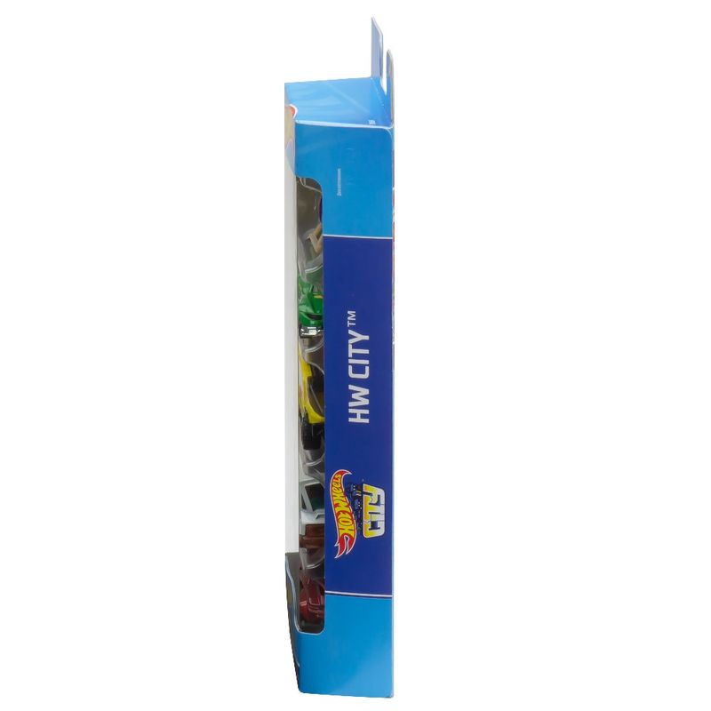 Hot-Wheels-Basics-Pack-com-5-Carros-City---Mattel