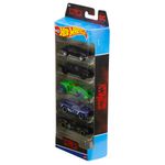 Hot-Wheels-Basics-Pack-com-5-Carros-Batman---Mattel