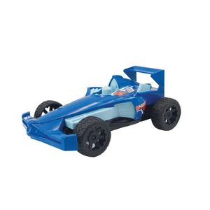 Hot Wheels Formula Racer Luz e Som 22cm Azul - Candide