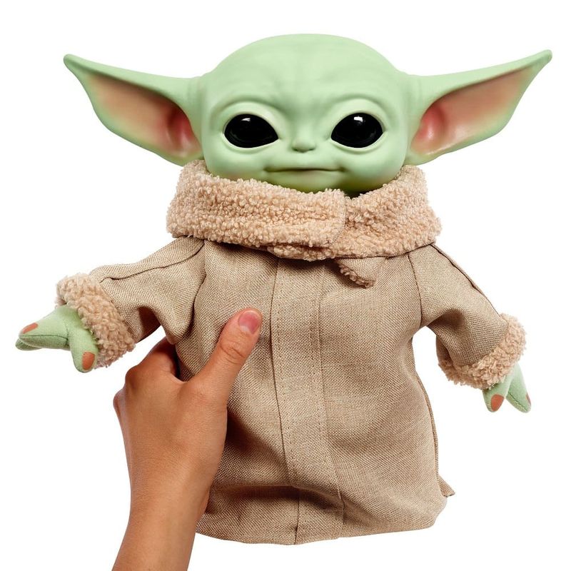 Pelúcia Star Wars Grogu com Sons e Movimentos - Mattel no Shoptime