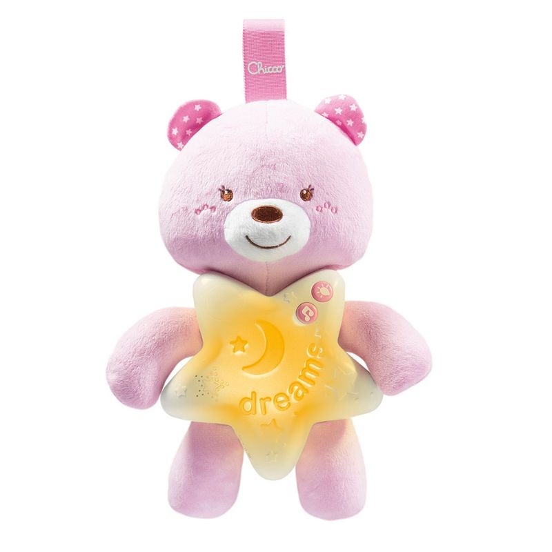 Painel-Ursinho-Bons-Sonhos-Rosa---Chicco