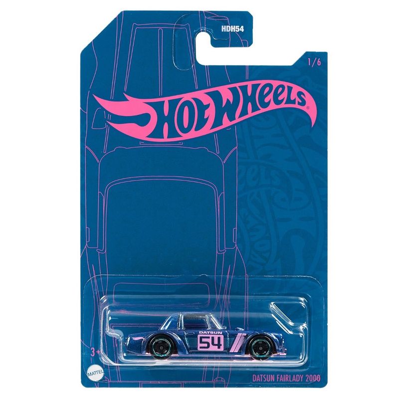 Hot-Wheels-Perola-e-Cromo-Datsun-Fairlady---Mattel-