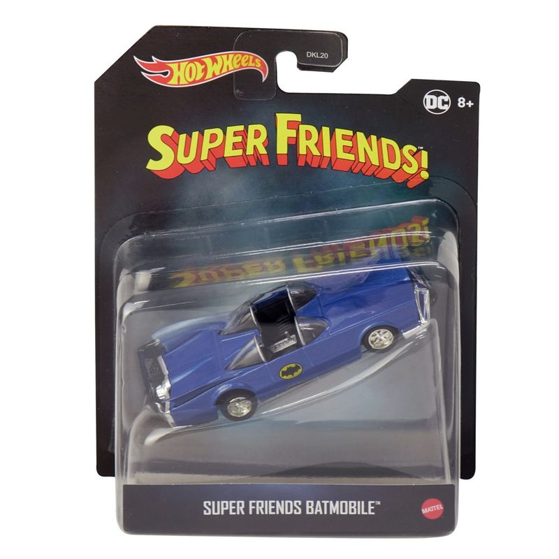 Hot-Wheels-Batman-Super-Friends-Batmobile---Mattel