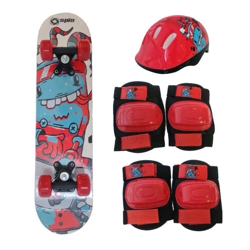 Kit-Skate-Infantil-Monster-com-Acessorios---CKS