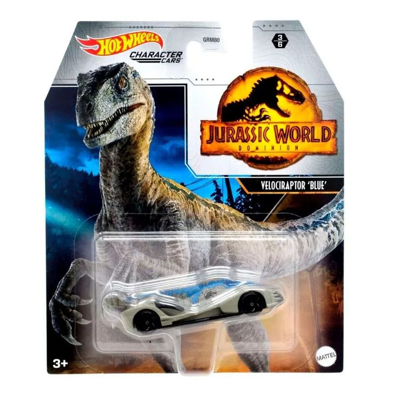 Hot-Wheels-Jurassic-World-Velociraptor-Blue---Mattel