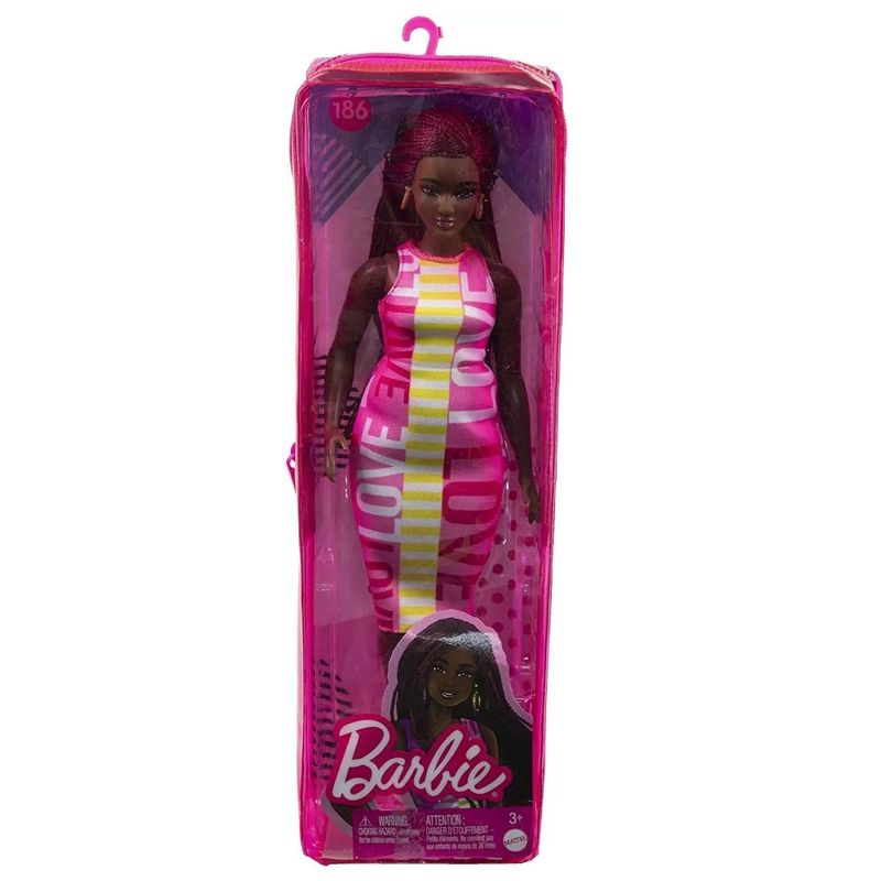 Barbie-Fashionista-Vestido-Love-e-Trancas-Vermelhas---Mattel