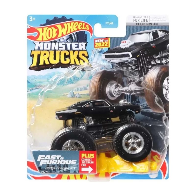 Hot-Wheels-Monster-Trucks-Dodge-Charger---Mattel