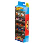 Hot-Wheels-Basics-Pack-com-5-Carros-HW-Action---Mattel