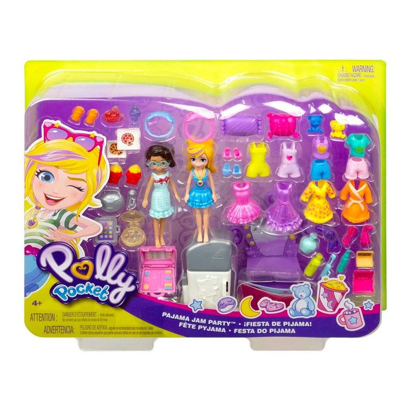 Polly-Pocket-Pacote-Modas-Festa-do-Pijama---Mattel