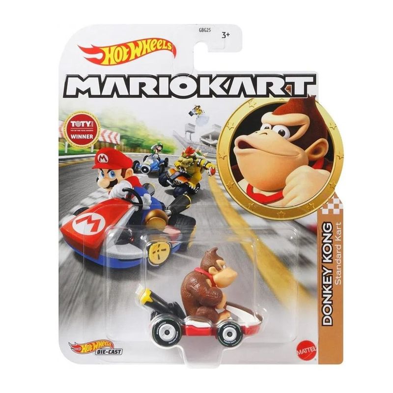 Hot-Wheels-Mini-Veiculo-Mario-Kart-Donkey-Kong---Mattel