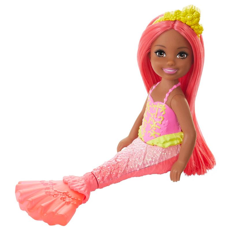 Barao Mattel Barbie Sereia Cabelos Rosa