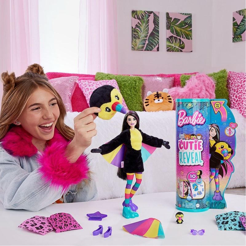 Barbie-Cutie-Reveal-Animais-da-Selva-Tucano---Mattel