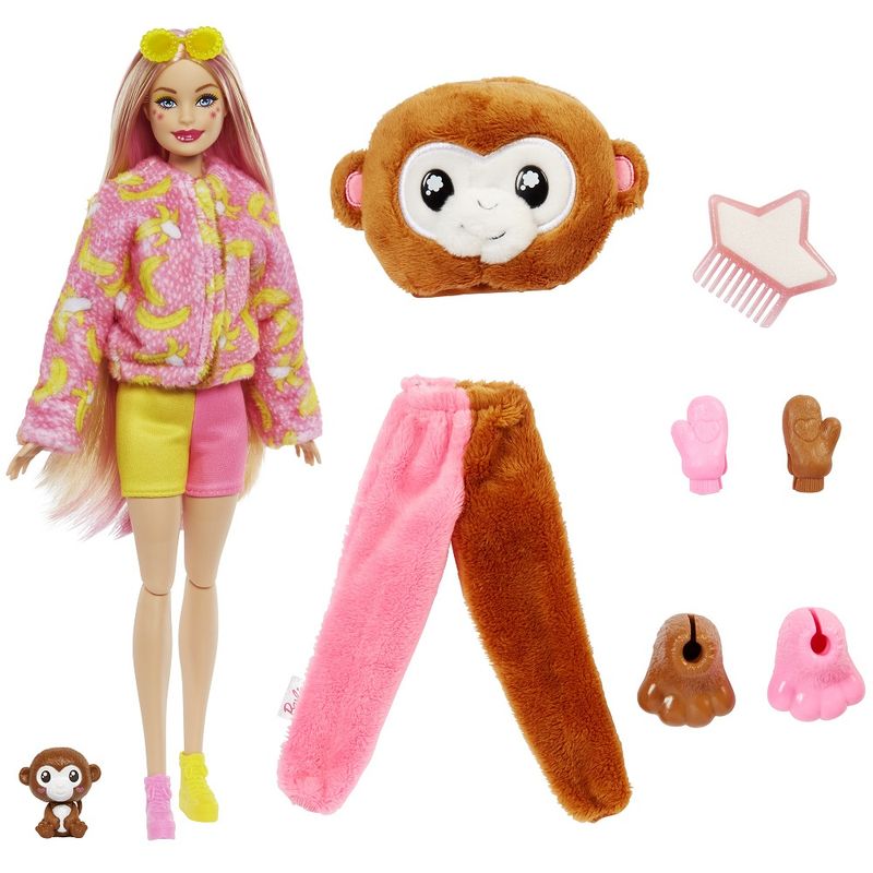 Barbie-Cutie-Reveal-Animais-da-Selva-Macaco---Mattel