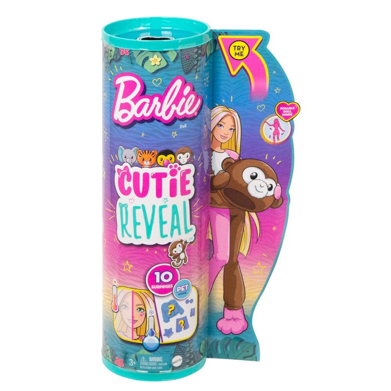 Barbie-Cutie-Reveal-Animais-da-Selva-Macaco---Mattel
