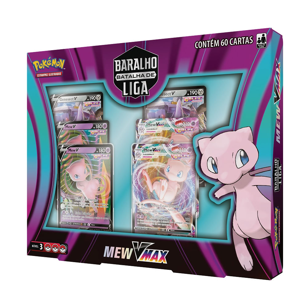 Carta Pokemon Mew Vmax Original  Item Infantil Copag Nunca Usado