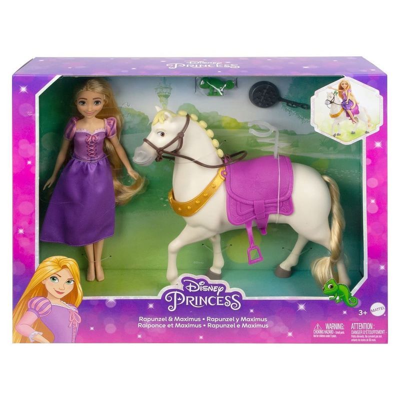 Boneca-Princesa-Rapunzel-e-Maximus-Disney---Mattel