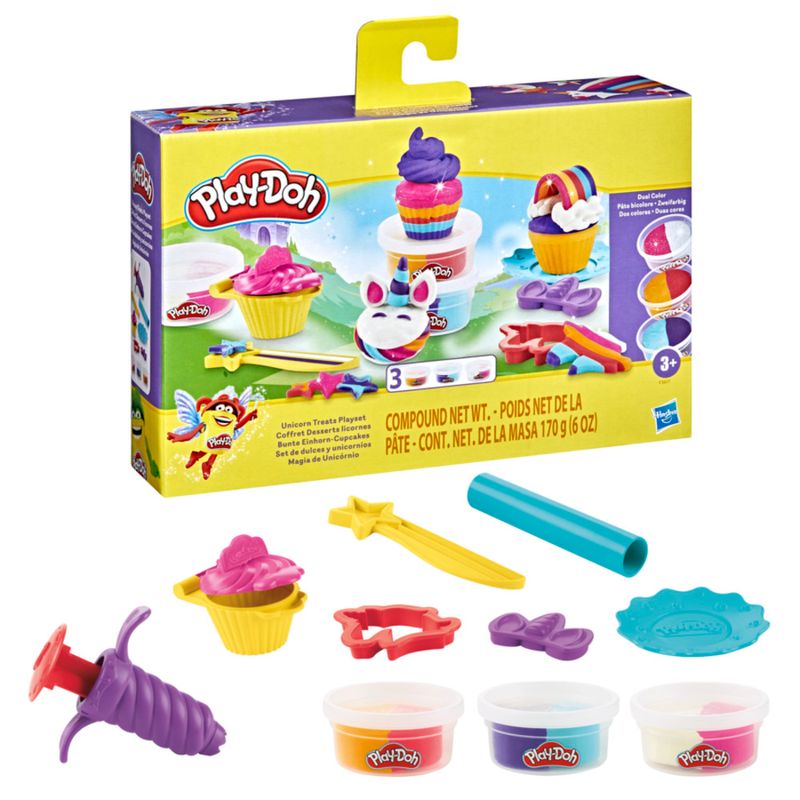 Massa de Modelar - Play-Doh Kitchen - Cupcakes Coloridos - Hasbro