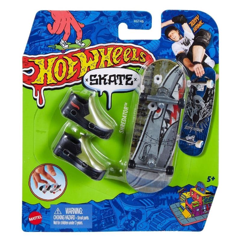 Hot-Wheels-Skate-de-Dedo-Tony-Hawk-Shredator---Mattel