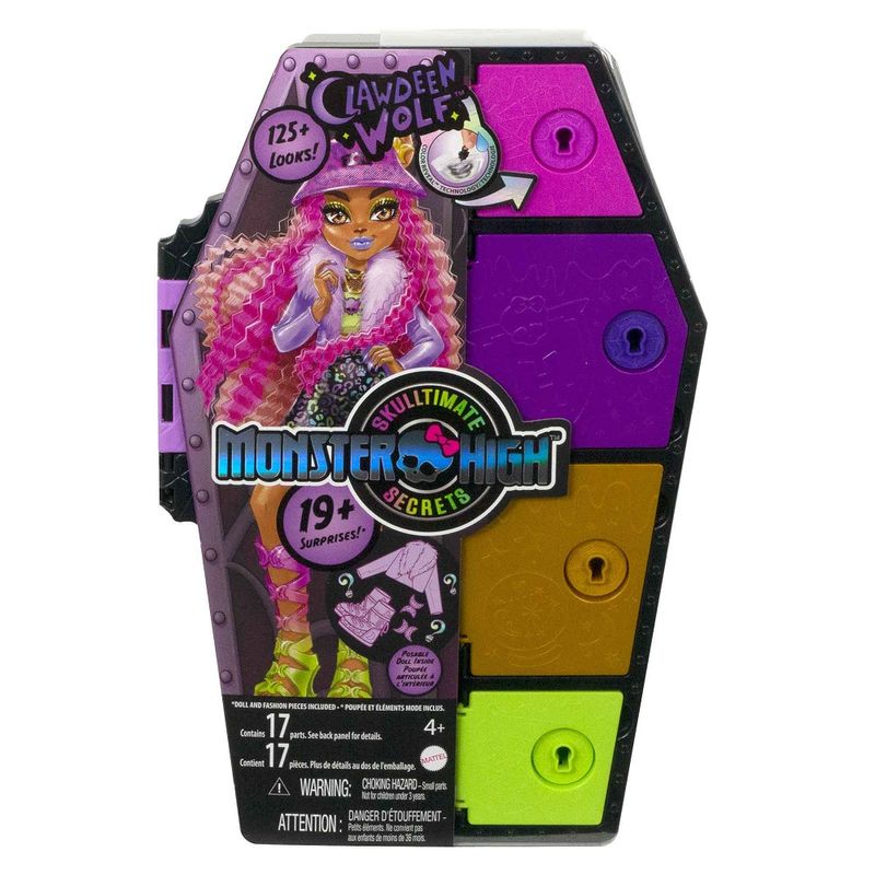 Monster-High-Boneca-Skulltimates-Secrets-Clawdeen---Mattel