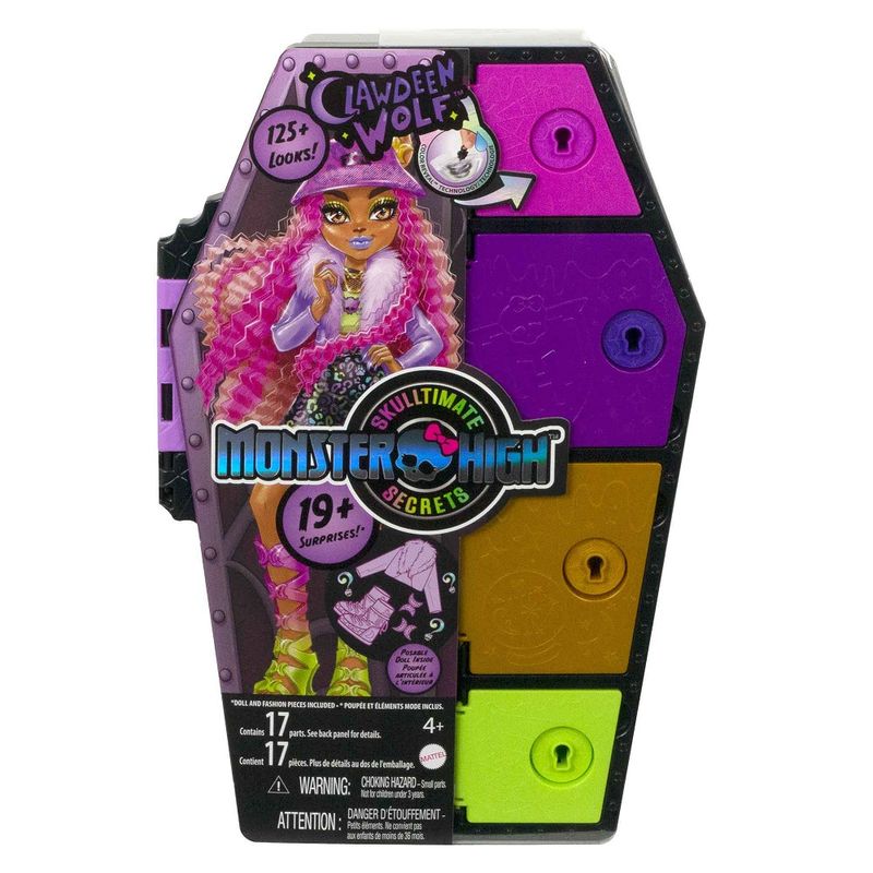 Monster High Boneca Skulltimates Secrets Clawdeen - Mattel | Toymania ...