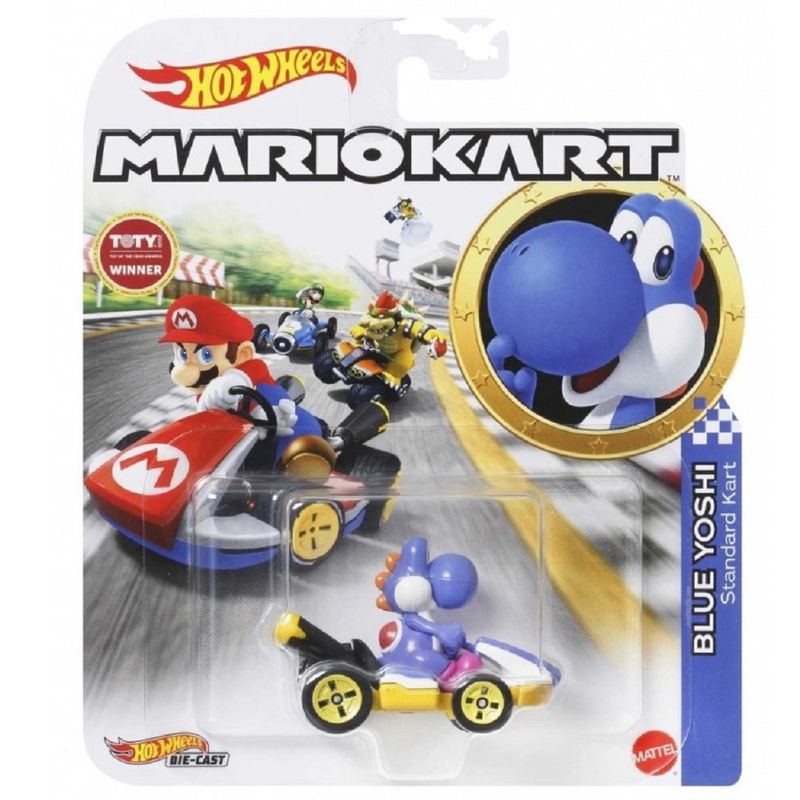 Hot-Wheels-Mario-Kart-Yoshi-Azul---Mattel