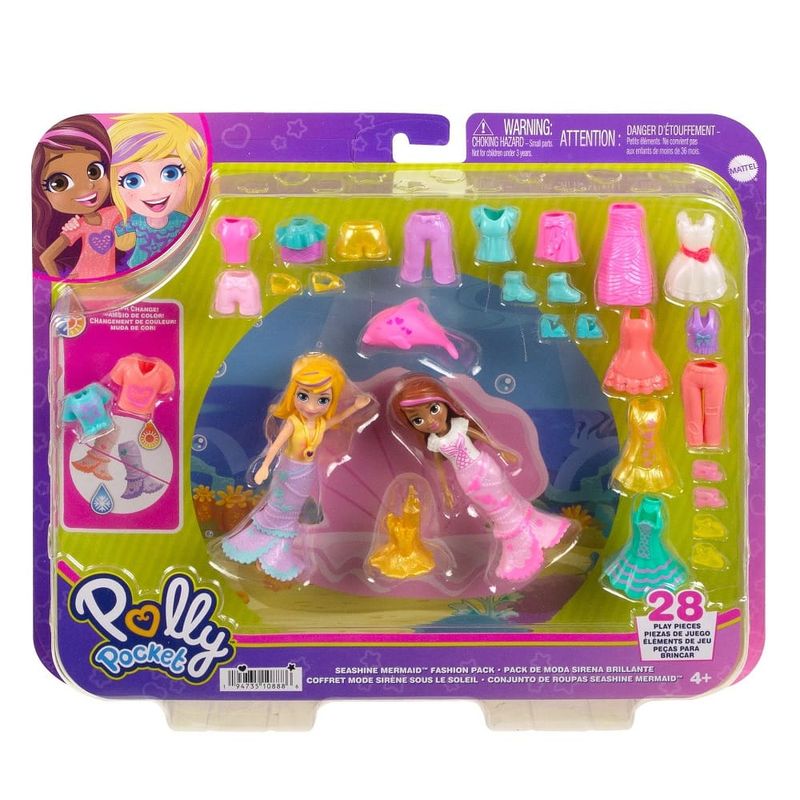 Polly-Pocket-Moda-Sereias-Magicas---Mattel