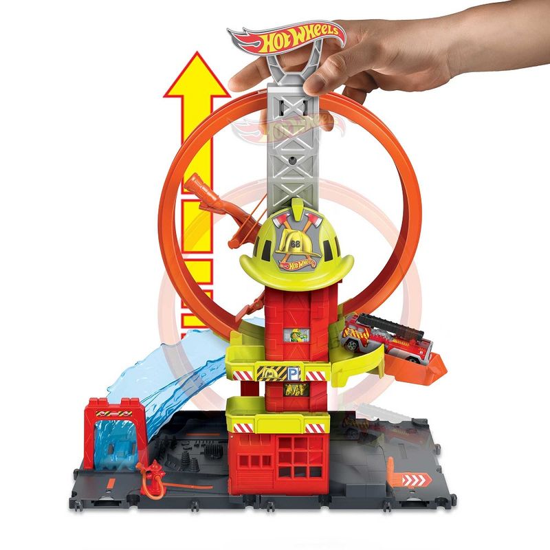 Hot-Wheels-Super-Quartel-de-Bombeiros---Mattel