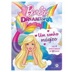 Barbie  Sonho Mágico Livro Quebra Cabeça - Ciranda cultural
