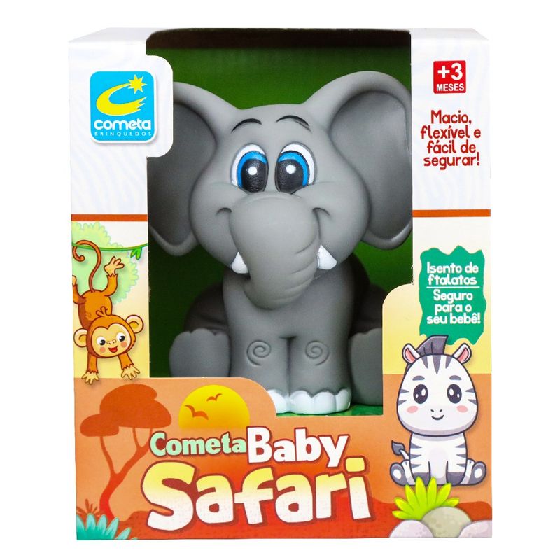 Boneco-de-Vinil-Safari-Baby-Elefante---Cometa