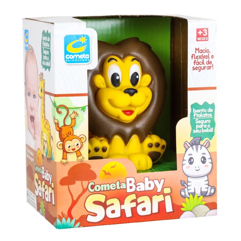 BonecodeVinilSafariBabyLeaoCometa