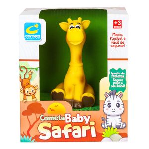 Boneco de Vinil Baby Safari Girafa - Cometa