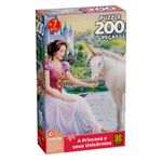 Puzzle-A-Princesa-e-seus-Unicornios-200-Pecas---Grow