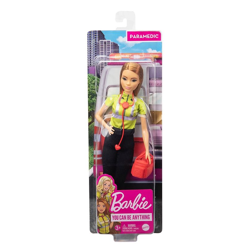 Barbie-Profissoes-Paramedica---Mattel