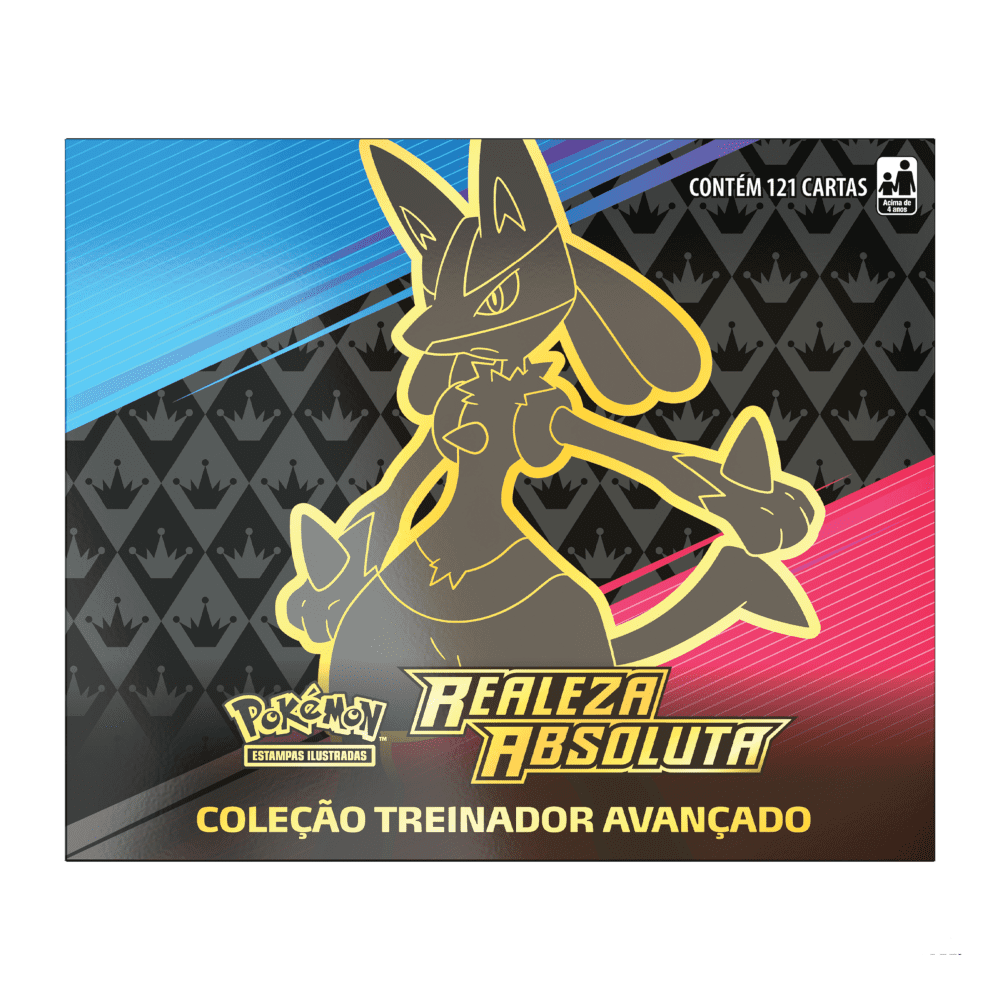 Box Pokémon Treinador Avançado Estampas Ilustradas Mewtwo 121 Cartas