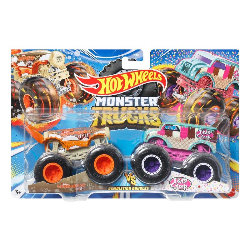 Carrinho Hot Wheels Monster Truck Pack Com 2 Fyj64 Mattel - Loja