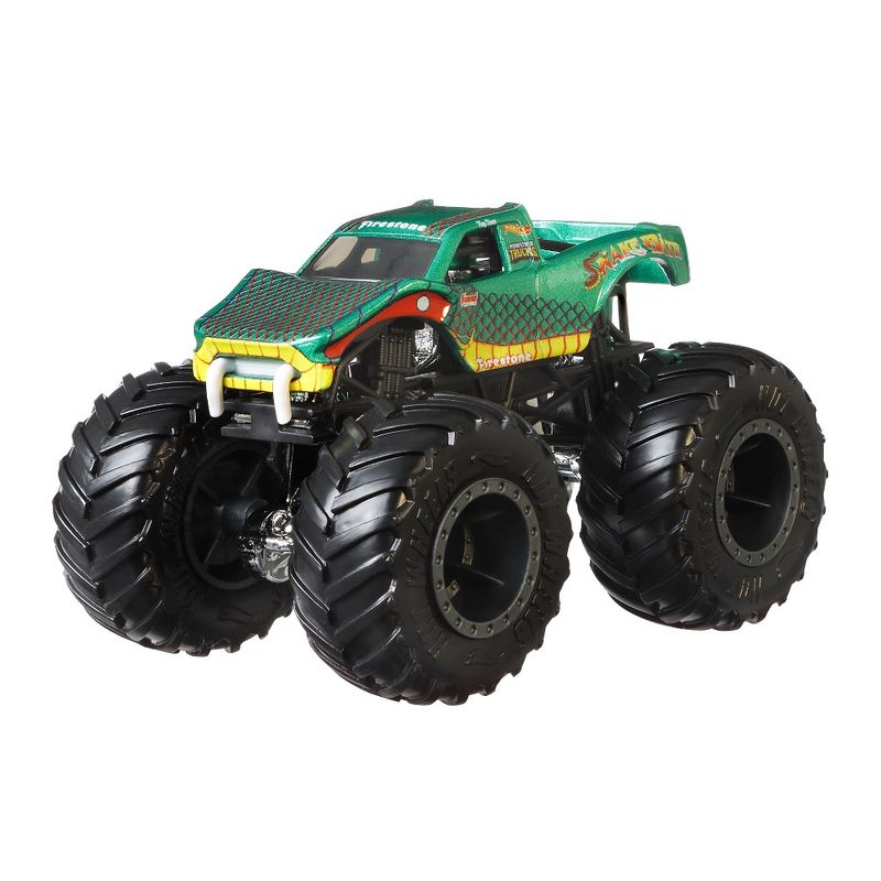 Hot-Wheels-Monster-Trucks-Pack-de-2-Snake-e-Bigfoot---Mattel