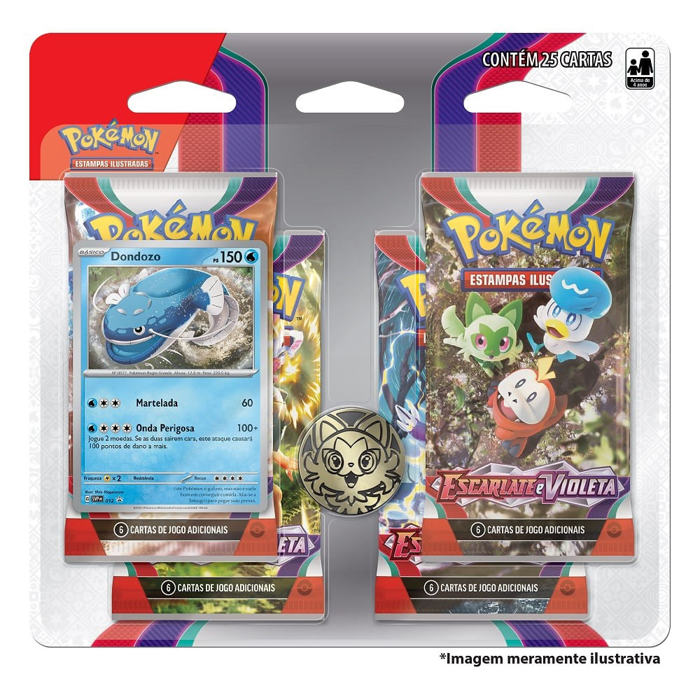 Pokémon Blister Quadruplo Escarlate E Violeta Copag Toymania