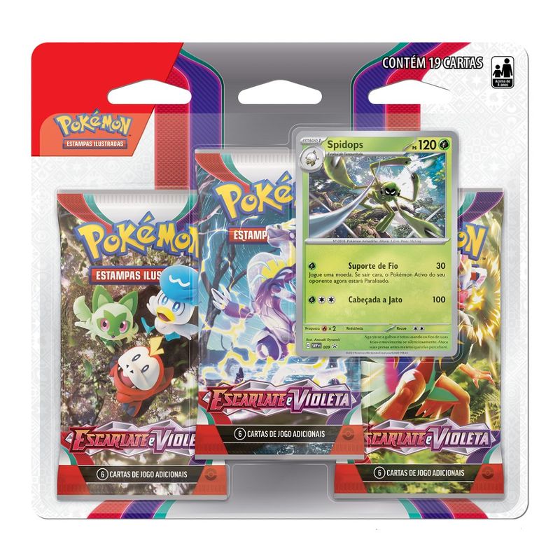 Pokemon-Blister-Triplo-Spidops---Copag