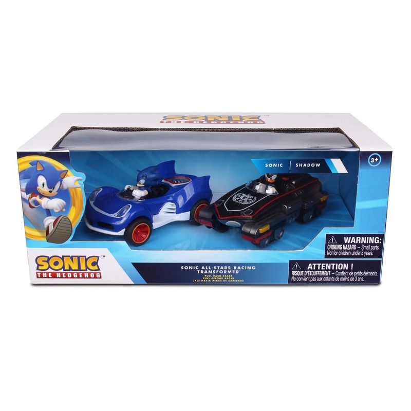 Carro Knuckles Pull Back - Sonic - Vermelho - Fun