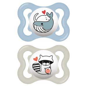 Chupeta Supreme 0 a 6 Meses Embalagem Dupla Azul - Mam Baby