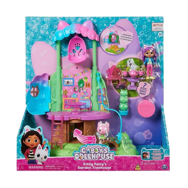 Gabby-s-Dollhouse-Kitty-Fadinha-com-Casa-na-Arvore---Sunny