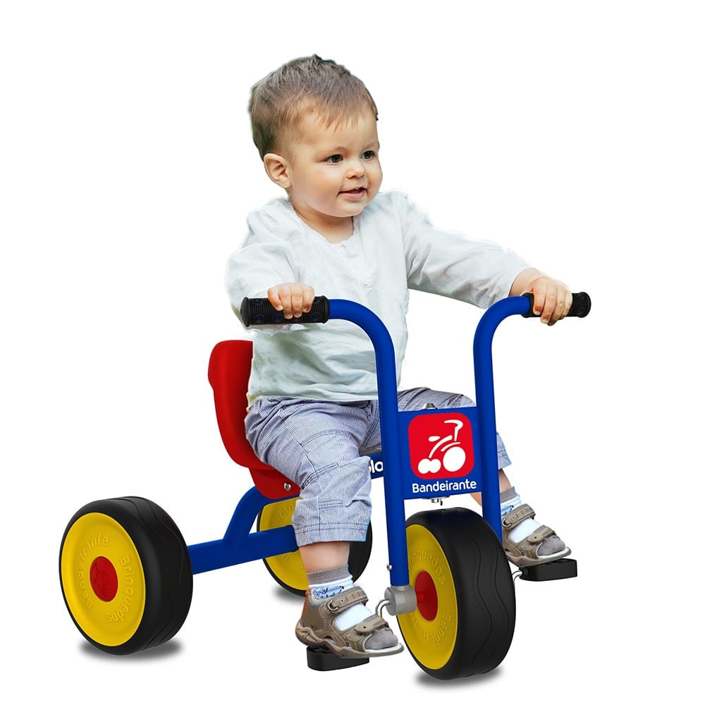 Triciclo Escolar 18 Meses Bandeirante Toymania Bar o