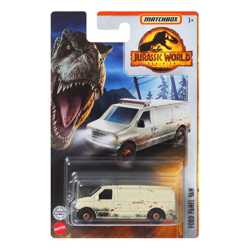 Matchbox-Jurassic-World-Ford-Panel-Van---Mattel