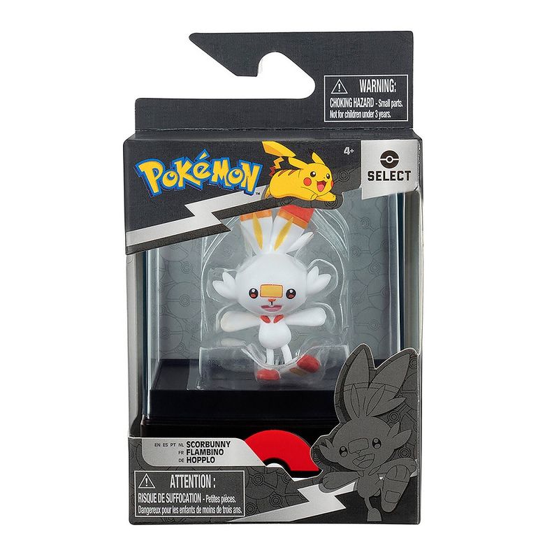 Pokemon-Figura-de-Batalha-com-Case-Scorbunny---Sunny-