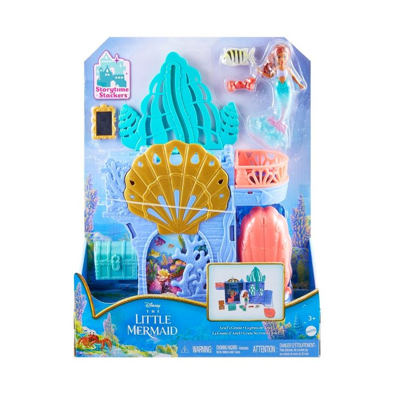 Disney-A-Pequena-Sereia-Playset-Gruta-da-Ariel---Mattel