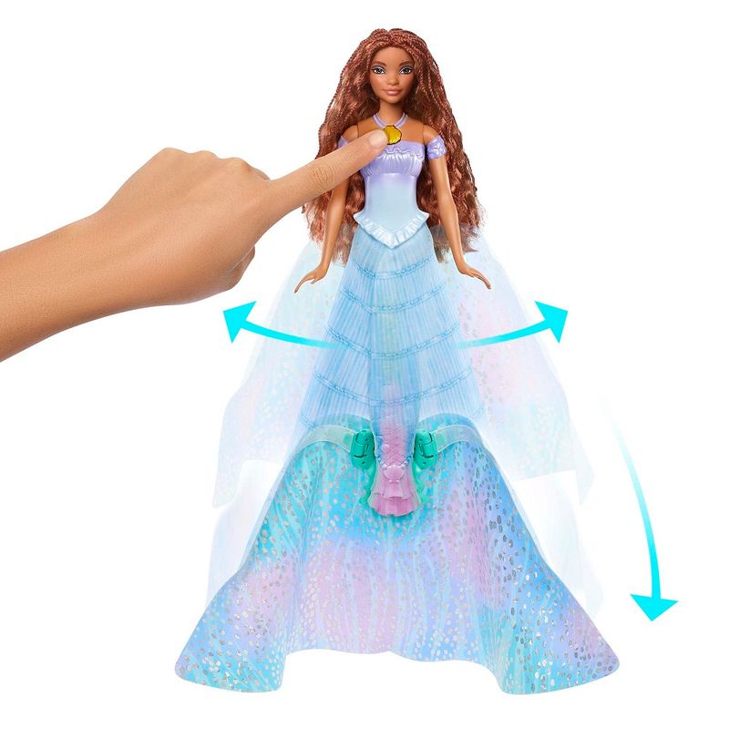 Disney A Pequena Sereia Boneca Ariel Transformação - Mattel