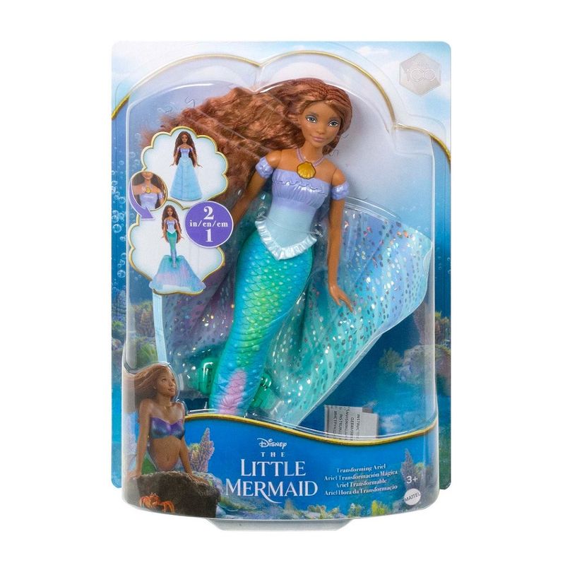 Disney-A-Pequena-Sereia-Boneca-Ariel-Transformacao---Mattel-